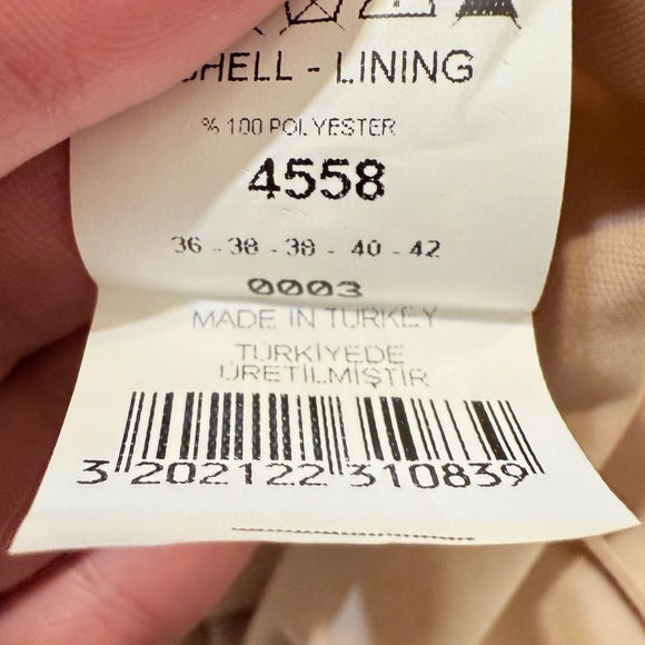 HENNIN Evening Gown Women’s Dress Size 38 Nude Tulle with Embroidery and Beading - Picture 5 of 16